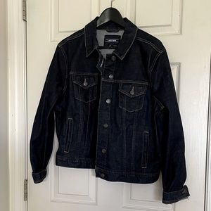 NWT Lands” End Denim Blue Jeans Jacket Size XL